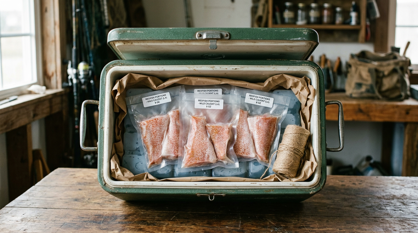 How to Store Fresh Redfish — Fridge, Freezer, and Cold-Chain